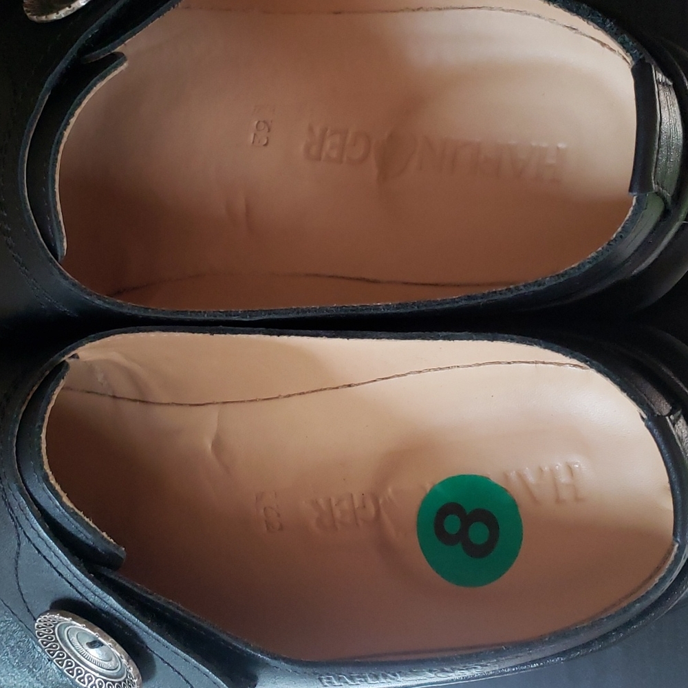 NWOT- Haflinger Charlotte Leather Clog - Picture 5 of 9